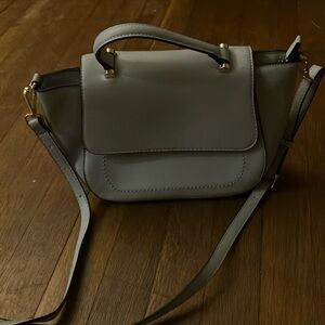 A New Day Gray Crossbody Bag with Top Handle